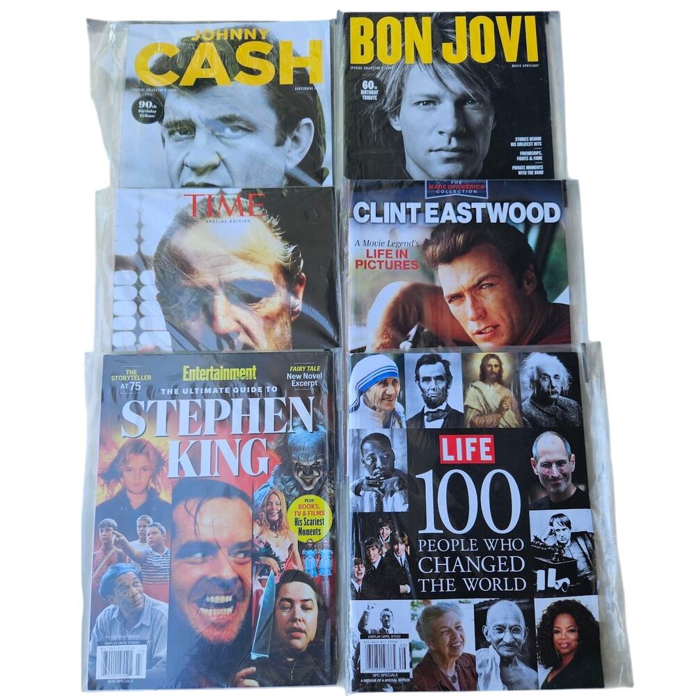 Magazine Lot 6 New Magazine Books Summertime Reading, Road Trips High Quality